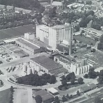 DOMO op luchtfoto uit 1980
