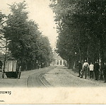 Stationsweg te Hoogeveen, ca. 1896-1906 