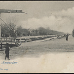 Vaart met ophaalbrug, Nieuw-Amsterdam, ca. 1895-1903