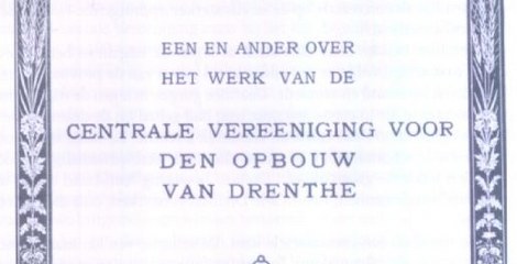 Opbouw Drenthe
